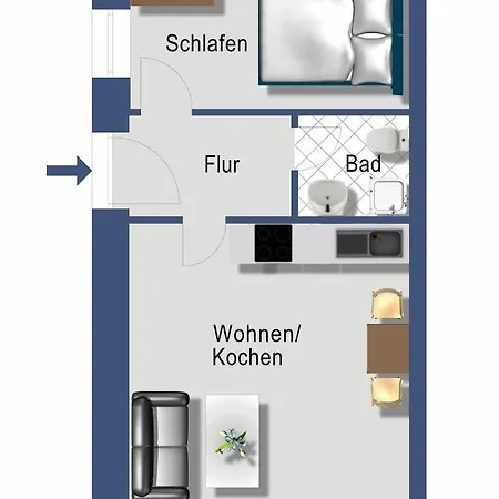 Schleiblick App 4 Apartment Rabenkirchen-Faulueck